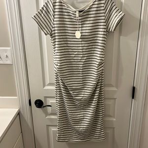 Pink blush size small, maternity dress